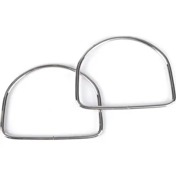 Výtvárné potřeby Kovová ucha na tašky 10,5x13 cm nikl 2ks