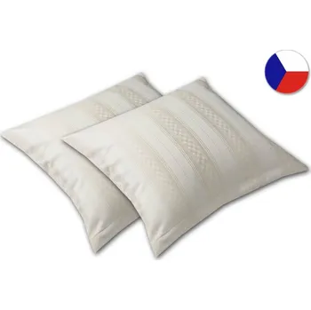 Dekorativní polštářek Damaškový dekorační polštářek 40x40 EXCELLENT GEON Krajková linie krémová