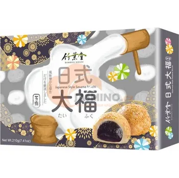 Bonbon BAMBOO H. Mochi rýžové koláčky - Sezam 210g
