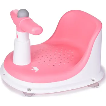 Koupelnové sedátko BABY BIKE | dětské sedátko do vany | pro bezpečné koupání | soft touch povrch + 4 přísavky | růžové Dedra