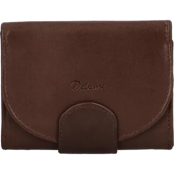Peněženka Sympatická menší dámská kožená peněženka Kety, hnědá