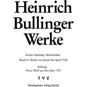 Briefe von Januar bis April 1548 - Bullinger, Heinrich