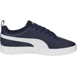 Juniorská vycházková obuv Puma RICKIE JR 4.5 Tmavě modrá, Bílá, Zlatá