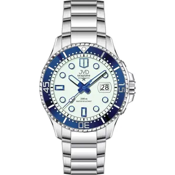 Hodinky JVD Pánské vodotěsné ocelové hodinky pro potapěče 20ATM JVD JE1012.5 ( )