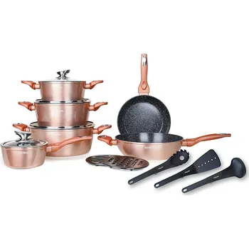 Sada nádobí BestBerg BBN-1015RG 15 ks