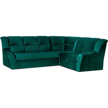 Sedací souprava Rohová sedací souprava DUBAJ XL, pravá, zelená (Monolith 37)