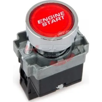 Splachovací tlačítko Startovací tlačítko F1-Z - Start engine - chrom