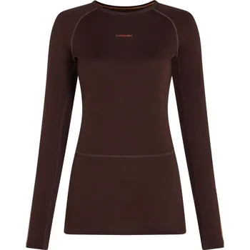 Dámské tričko ICEBREAKER Wmns ZoneKnit 260 LS Crewe, Bittersweet/Cedar Wood/Cb (vzorek) velikost: S