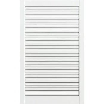 Lamelová nábytková dvířka 39,4 x 71,7 cm bílá borovice Kuchyňská skříňka Lamelová nábytková dvířka 39,4 x 71,7 cm bílá borovice