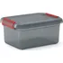 Úložný box KIS K Latch S 14 l, šedý/oranžový