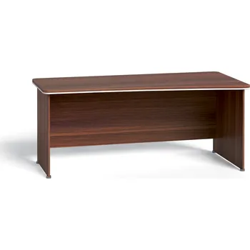 Psací stůl B2B Partner Rohový kancelářský psací stůl ARRISTO LUX, 180x90 cm, pravý, ořech