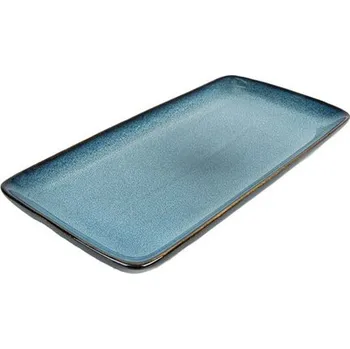 Gastro obaly Kameninový tác AKALA 28x14x2,5cm, modrá kamenina (min. počet 4ks)