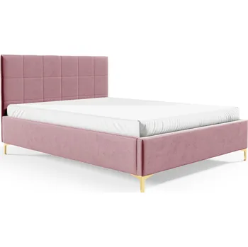 Postel Postel PK 36 160x200 cm - zlaté nohy Růžová