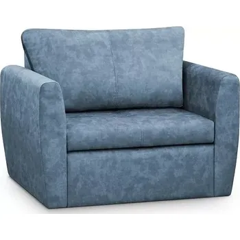 Křeslo Rozkládací křeslo Bella Lux 80, modrá (Terra 73)