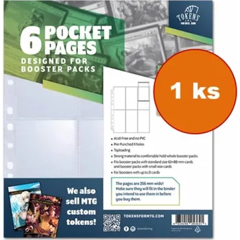 Sběratelská karetní hra Stránka do alba na boostery - 1 ks