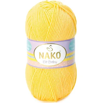 Příze Nako Příze Elit baby 2857 žlutá