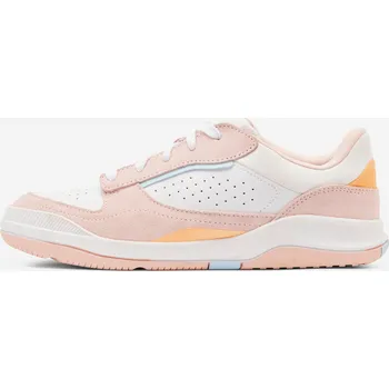 Dětská běžecká obuv DECATHLON Dětské sportovní boty kožené šněrovací Playventure City vel. 35-39 35 BÍLÁ|RŮŽOVÁ