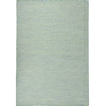 Koupelnová předložka zahrada-XL Venkovní hladce tkaný koberec 160x230 cm tyrkysová 340804