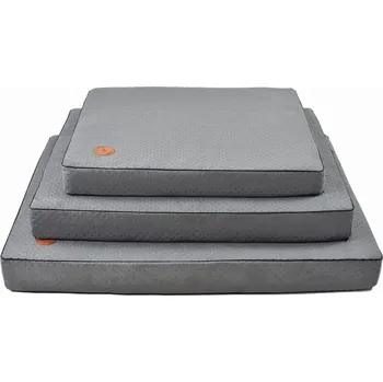 Pelíšek pro psa Lauren Design Ortopedická matrace pro psy Hector, šedá Velikost: M - 70 x 60 cm