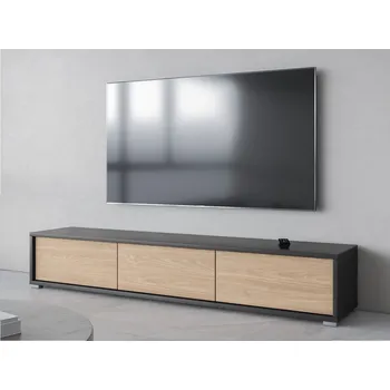 Televizní stolek Televizní stolek FRIDA typ 38 délka 180 cm antracit/dub