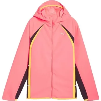 Dámská softshellová bunda Dámská běžecká bunda Puma RUN ULTRAWEAVE RAINCELL JACKET W M Lososová, Mix, Bílá