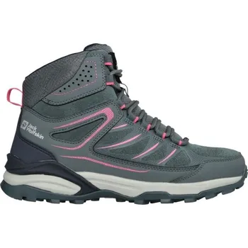 Dámská treková obuv Dámská outdoorová obuv Jack Wolfskin CROSS TRAIL MID W 4 Tmavě modrá, Růžová, Černá