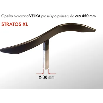 Příslušenstí k soustruhu GURTOOL Opěrka tvarovaná velká | STRATOS XL