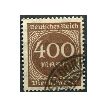 Poštovní známka (1923) MiNr. 271 - O - Deutsches Reich - 400 Marek - čísla v kruhu