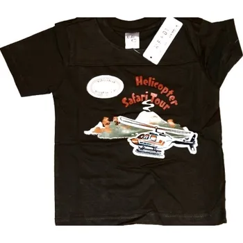 Tričko Anfa Kids hnědé, vel.80