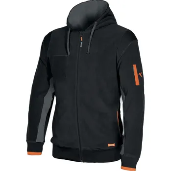 pracovní mikina INDUSTRIAL STARTER ISSA ORTIGARA 4807 fleecová mikina Barva: černá, Velikost: L