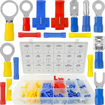 Nářadí pro automobil Sada izolovaných konektorů a koncovek 160 ks, Verke V06735