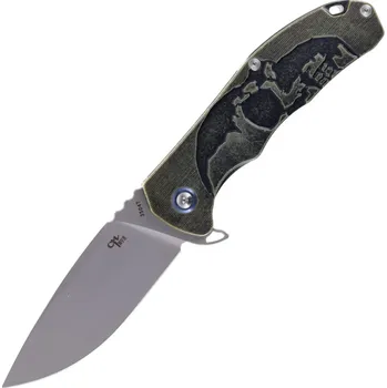 kapesní nůž Ch Knives 3504T M390 Ti Handle Folding Knife
