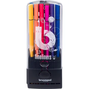 Mikrofixy ve speciální etuji - sada 12 barev