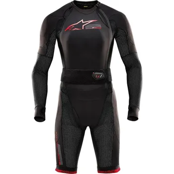 Motocyklový chránič Airbagový systém Alpinestars TECH-AIR®10 černo-červeno-šedý M