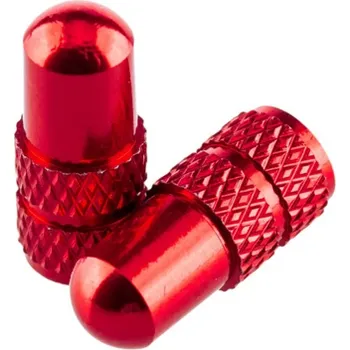 Duše na kolo Čepička ventilku Deity Presta Valve Caps barva Red