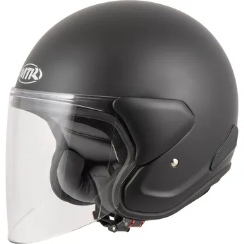 Helma na motorku Helma na motorku MTR DX3, otevřená JET helma černá matná