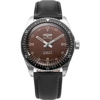 Hodinky Vulcain Skindiver Nautique Brown - Black Plain + 5 let záruka a dárek ZDARMA