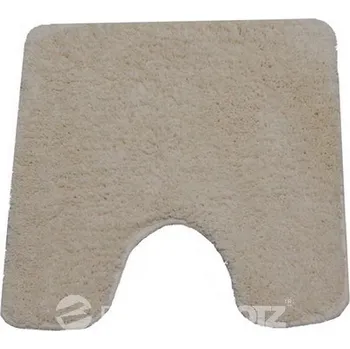 Rohožka Koupelnová předložka Rozměr: 50x50 s výkrojem, Barva: Krémová