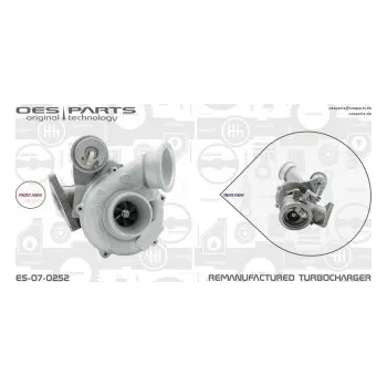 Turbodmychadlo Dmychadlo, plnění, 6110960599, 611096059980, 6110961499, 611096149980, A6110960599, A611096059980, A6110961499, A611096149980, OES, ES-07-0252