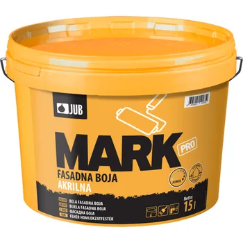 barva na zeď JUB MARK PRO bílá akrylátová fasádní barva 5 l Bílá
