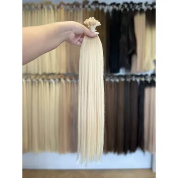 Příčesek Evropské vlasy, délka 50 cm, platina