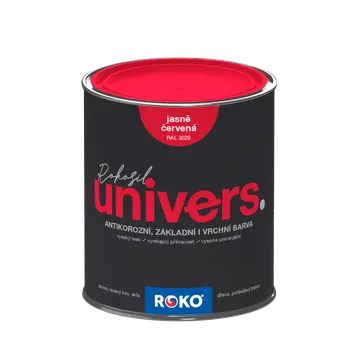 univerzální barva Rokospol Rokosil UNIVERS Barva: RAL 3020 Jasně červená, Objem: 0,6 l