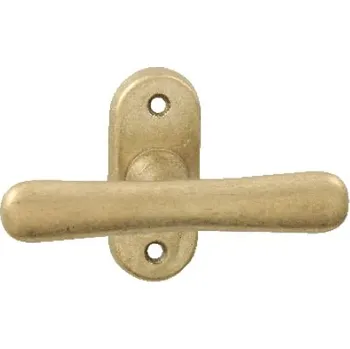 Okenní klika NI - ELEGANT - OLIVA okenní oliva NAT - Natural mosaz nelakovaná