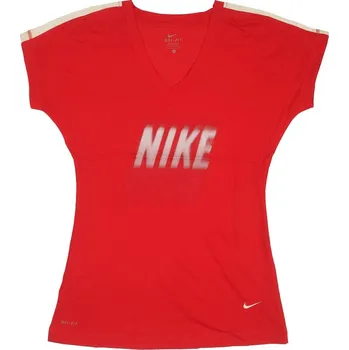 Dámské tričko Nike Adrenaline Training Top Ladies Crimson/White 10 (S)