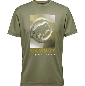 Pánské tričko Mammut Mammut Trovat T-Shirt Mammut Men Barva - Velikost: Zelená tmavá - L