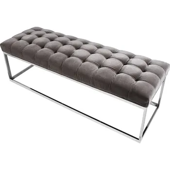 Luxusní lavice Mouse Grey Button 151cm