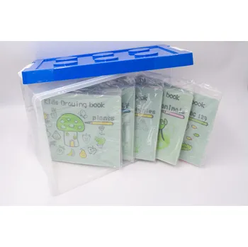 omalovánky BOX 5x kniha omalovánek + fixy a hadřík ZDARMA