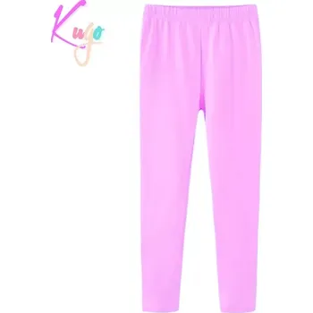 Dívčí legíny Kugo TM7211 fialové (jednobarevné dívčí legíny)