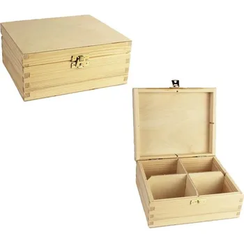 Dárková krabička Dřevěná krabička na čaj