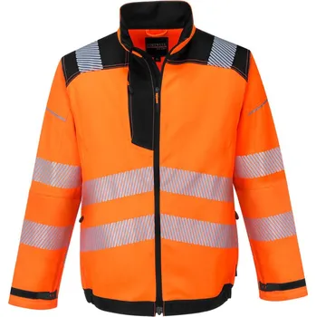 pracovní bunda PORTWEST Bunda HiVis PW3 T500, reflexní POR-T500OBRXXXL 3XL Oranžová/černá